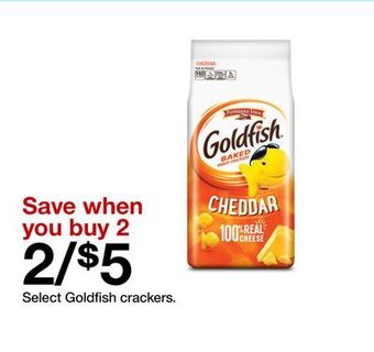 Target Select goldfish crackers offer
