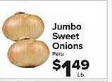 Food Town Store Jumbo sweet onions offer