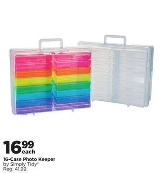 Michaels 16-case photo keeper by simply tidy® offer