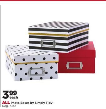 Michaels All photo boxes by simply tidy® offer
