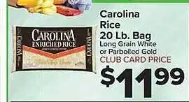 Carolina rice bag