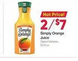 Ruler Foods Simply orange juice offer