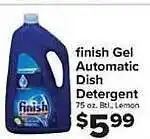 Finish gel automatic dish detergent