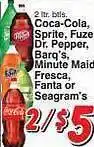Trade Fair Supermarket Coca-cola, sprite, fuze dr. pepper, barq's, minute maid fresca, fanta or seagram's offer