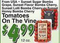 Trade Fair Supermarket Tomatoes on the vine offer