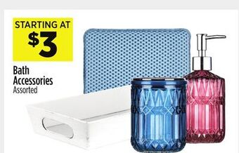 Dollar General Bath accessories offer