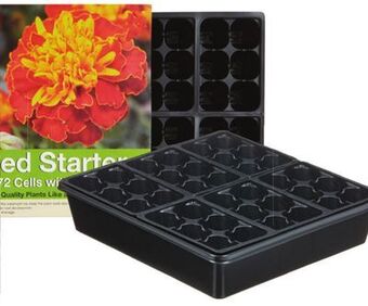 Dollar General Mini greenhouse 72 cell start tray offer