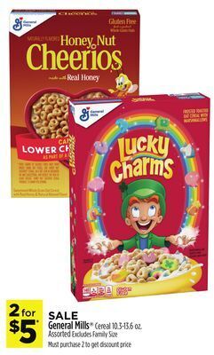 Dollar General General mills® cereal offer