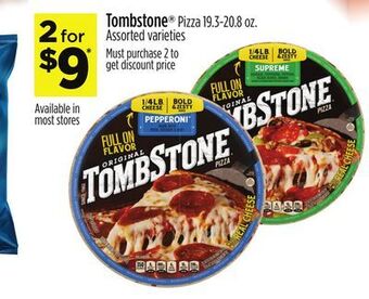 Dollar General Tombstone® pizza offer