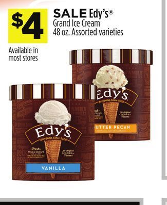Dollar General Edy's® grand ice cream offer