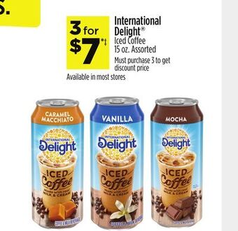 Dollar General International delight® iced coffee offer