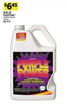 Dollar General Purple power® industrial cleaner offer