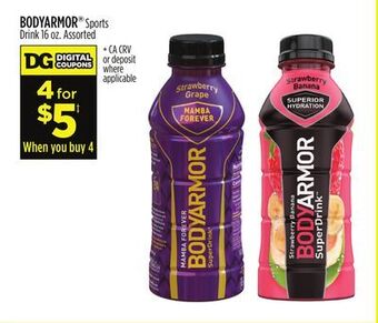 Dollar General Bodyarmor sports drink assorted offer