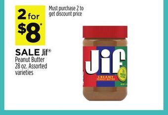 Dollar General Jif® peanut butter offer