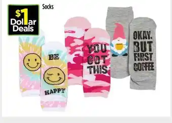 Dollar General Socks offer