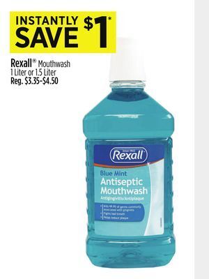 Dollar General Rexall® mouthwash offer