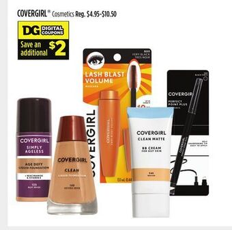 Dollar General Covergirl® cosmetics offer