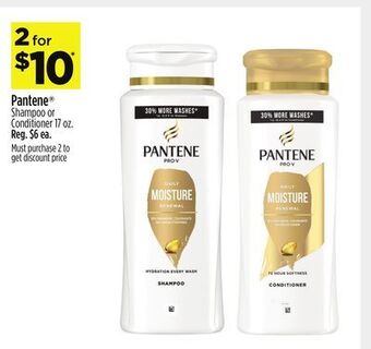 Dollar General Pantene® shampoo or conditioner offer