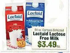 Robert Fresh Market Lactaid lactose free milk offer