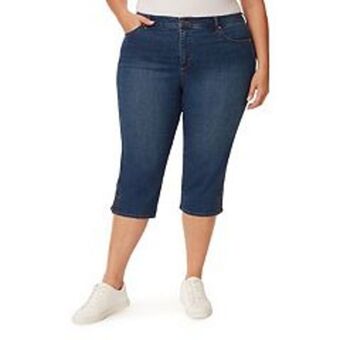 Kohl's Plus size gloria vanderbilt amanda capris offer