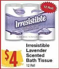 Amigos United Irresistible lavender scented bath tissue offer