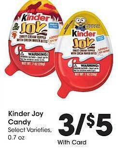 Metro Market Kinder joy candy offer