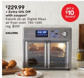 JC Penney Kalorik 26-qt. digital maxx air fryer oven offer