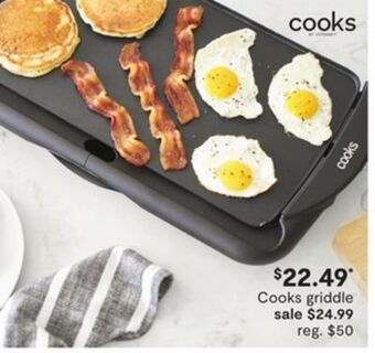 JC Penney Cooks griddle offer