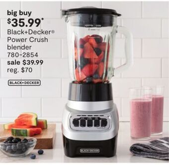 JC Penney Black + decker® power crush blender offer