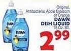 Bravo Supermarkets Dawn dish liquid offer