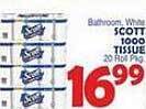 Bravo Supermarkets Scott 1000 tissue offer
