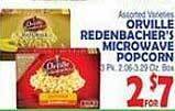 Bravo Supermarkets Orville redenbacher's microwave popcorn offer