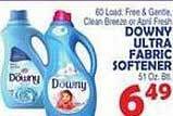 Bravo Supermarkets Downy ultra fabric softener offer