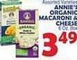 Bravo Supermarkets Annie's organic macaroni & cheese offer