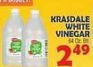 Bravo Supermarkets Krasdale white vinegar offer