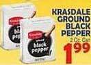Bravo Supermarkets Krasdale ground black pepper offer
