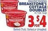 Bravo Supermarkets Breakstone's cottage doubles offer