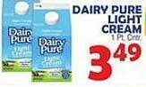 Bravo Supermarkets Dairy pure light cream offer