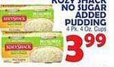 Bravo Supermarkets Kozy shack no sugar added pudding offer