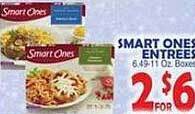 Bravo Supermarkets Smart ones entrées offer