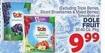 Bravo Supermarkets Dole fruit offer