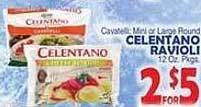 Bravo Supermarkets Celentano ravioli offer