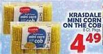 Bravo Supermarkets Krasdale mini corn on the cob offer