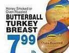 Bravo Supermarkets Butterball turkey breast offer