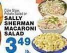 Bravo Supermarkets Sally sherman macaroni salad offer