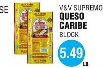 Carnicerias Jimenez V&v supremo queso caribe offer
