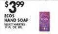 Met Foodmarkets Ecos hand soap offer