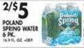 Met Foodmarkets Poland spring water offer