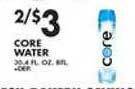 Met Foodmarkets Core water offer