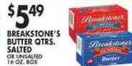 Met Foodmarkets Breakstone's butter qtrs. salted offer